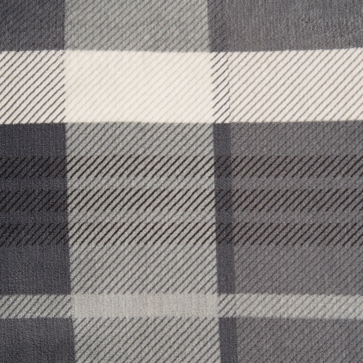 Winsford Check Fleece Duvet Set - Grey 🇬🇧