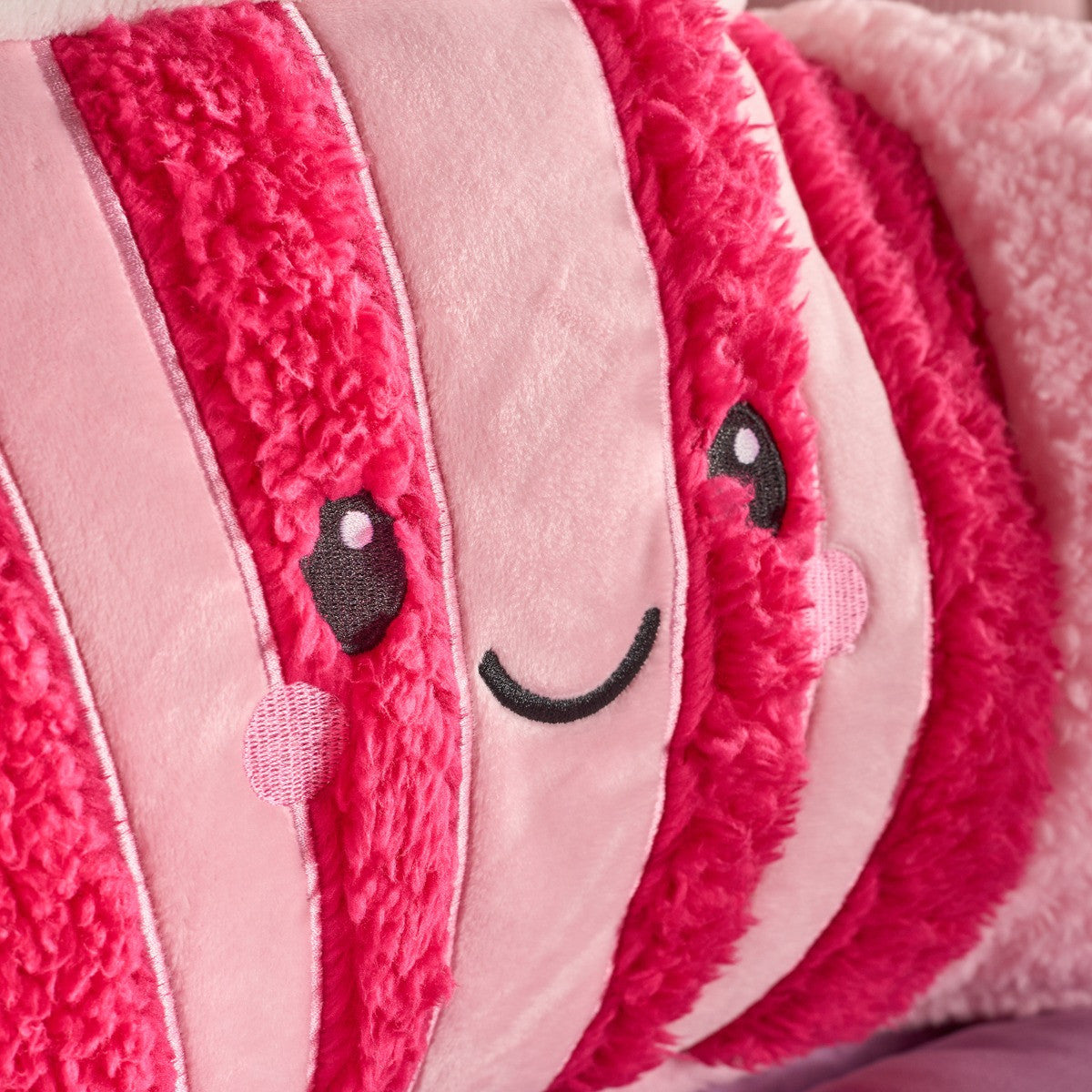 Paisley The Popcorn Cuddle Cushion - Hot Pink 🇬🇧