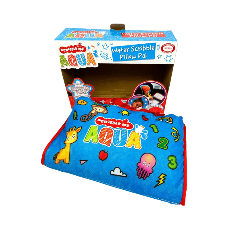 Scribble Me Aqua Pal Travel Neck Pillow Sleep 🇬🇧