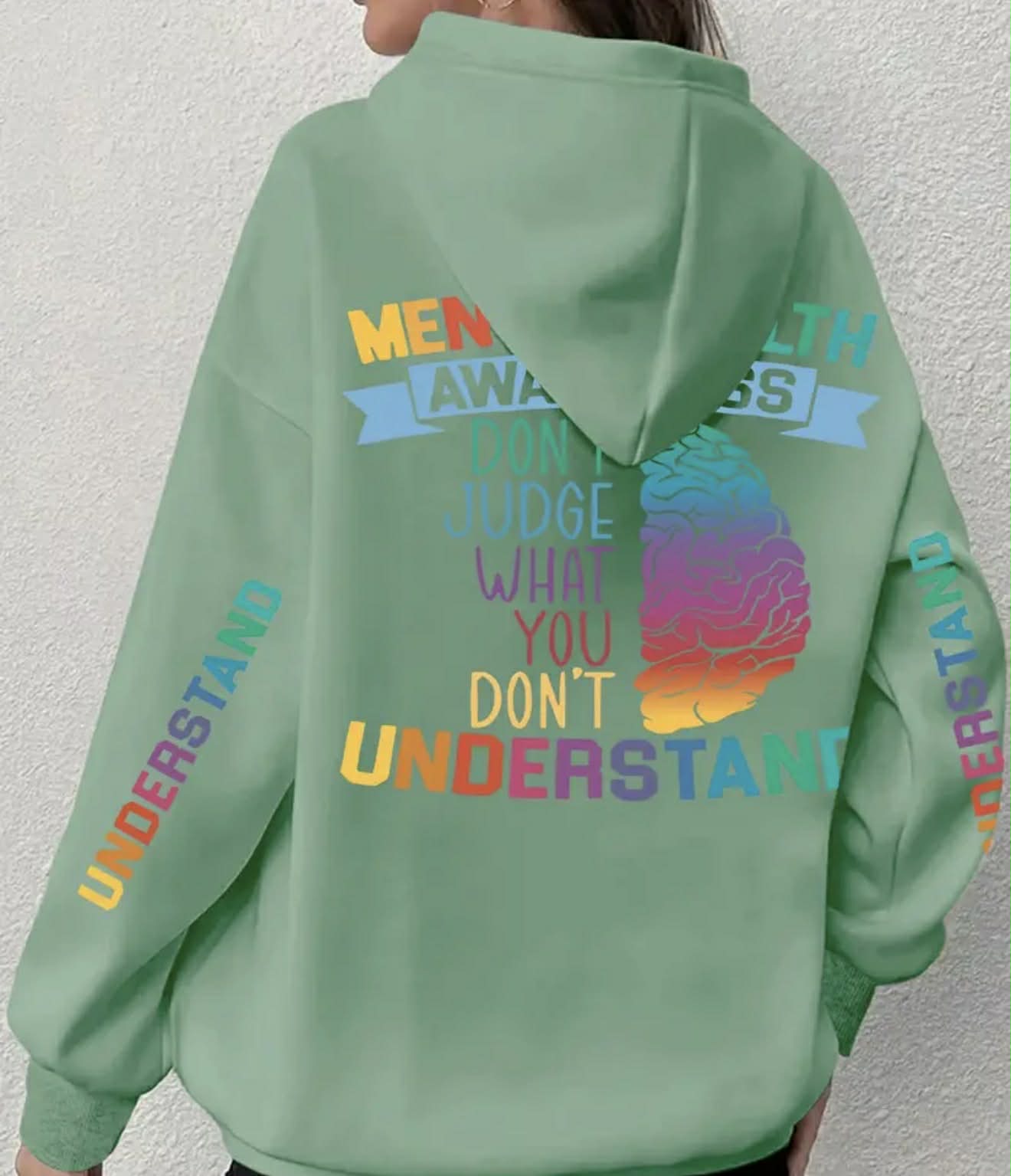 Plus Size "Understand"  hoodie 🇬🇧