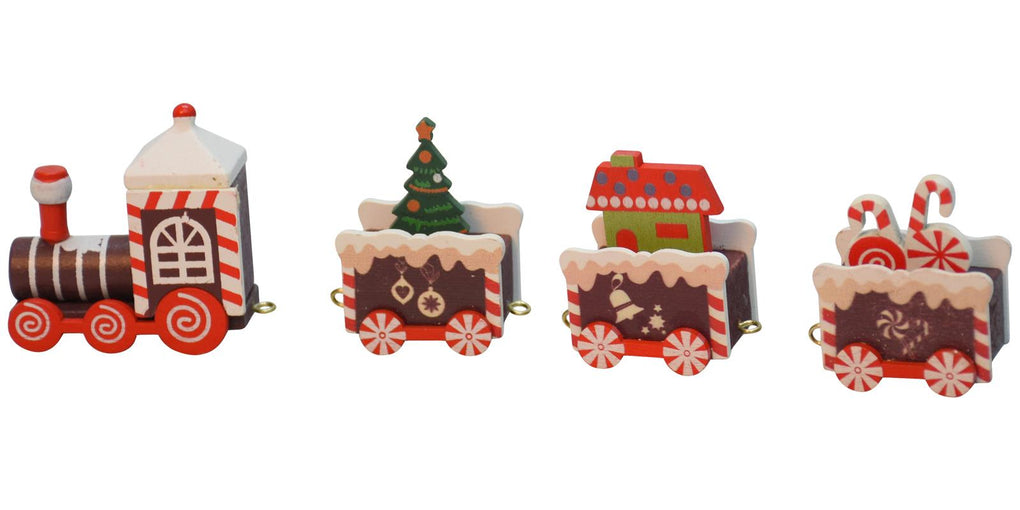 Christmas Train 4 Pack Assorted 🇬🇧