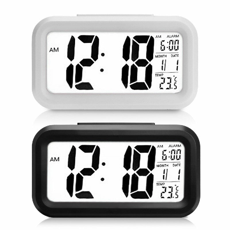 5.3 Inch Smart Simple Silent LED Digital Alarm Clock w/ Date Temp Display 🇬🇧