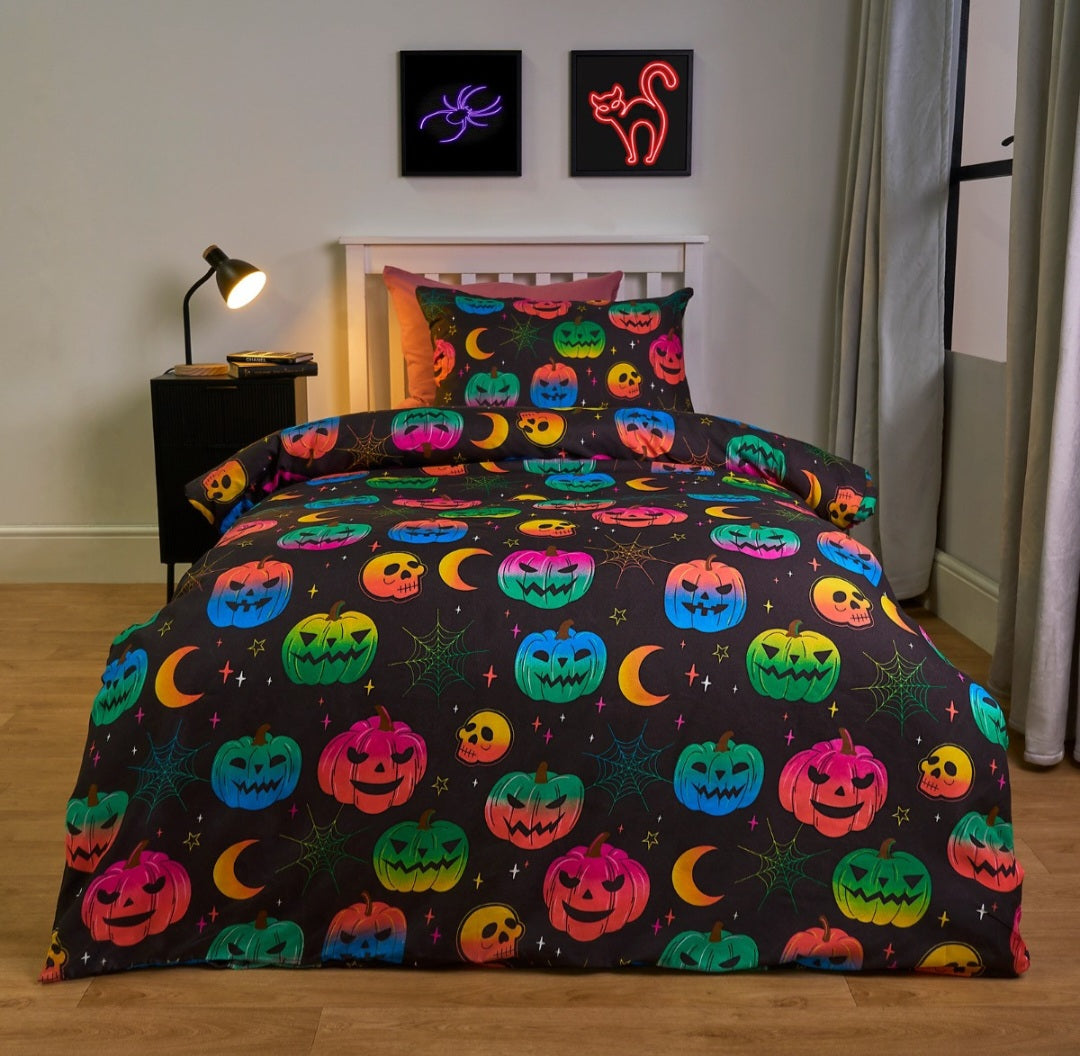 Halloween Duvet Set - Black 🇬🇧