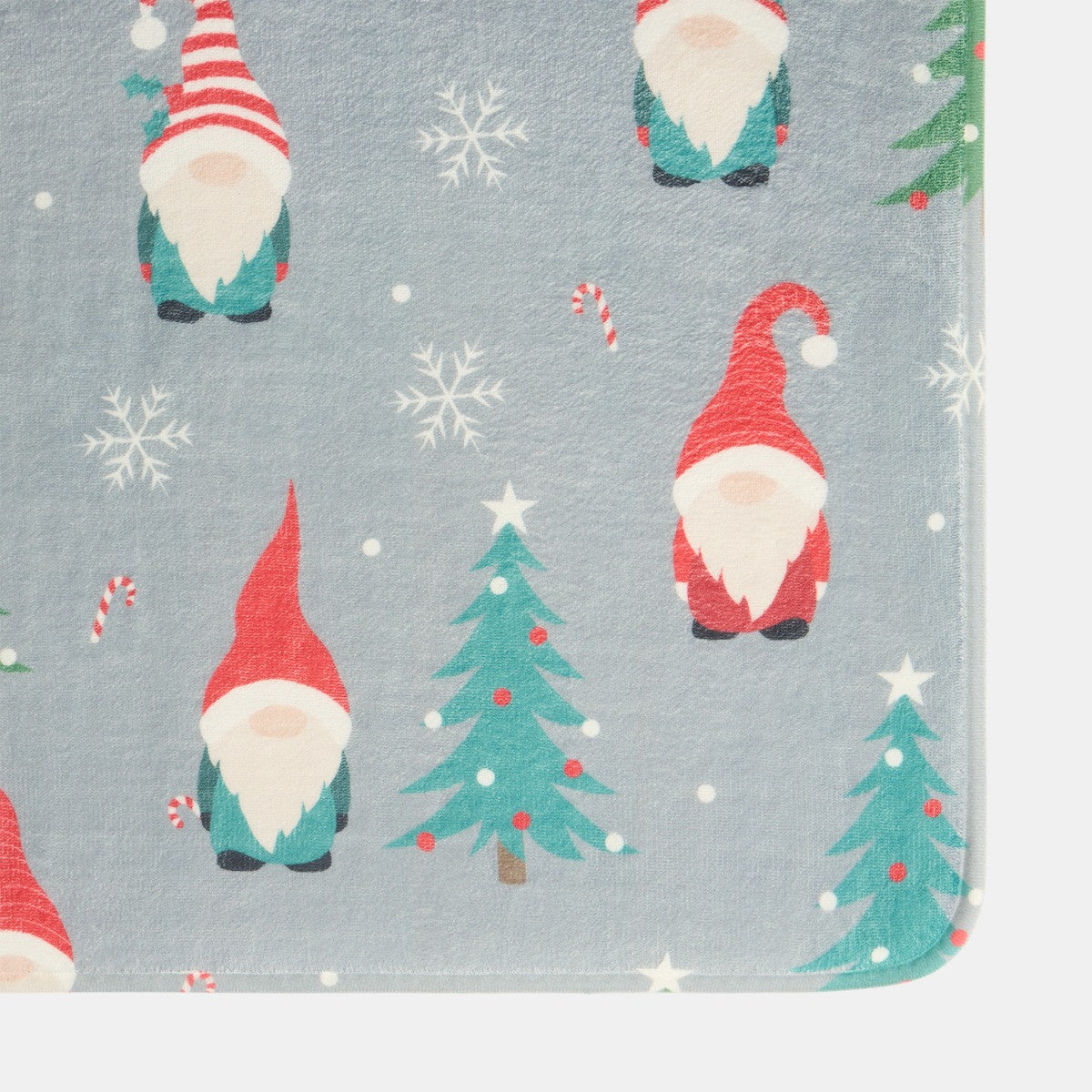 Christmas Gonk Embossed Bath Mat - Grey 🇬🇧