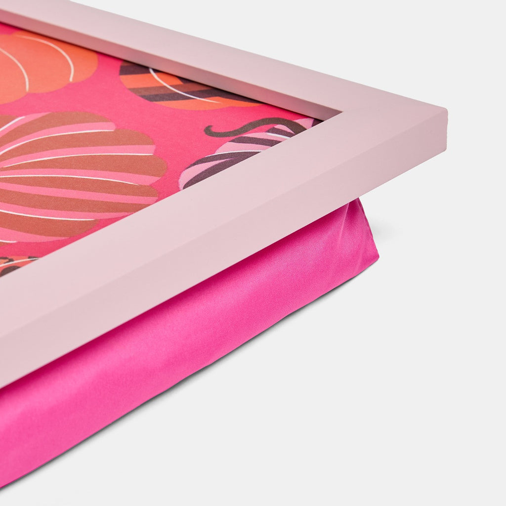 Pumpkin Print Lap Tray - Hot Pink 🇬🇧