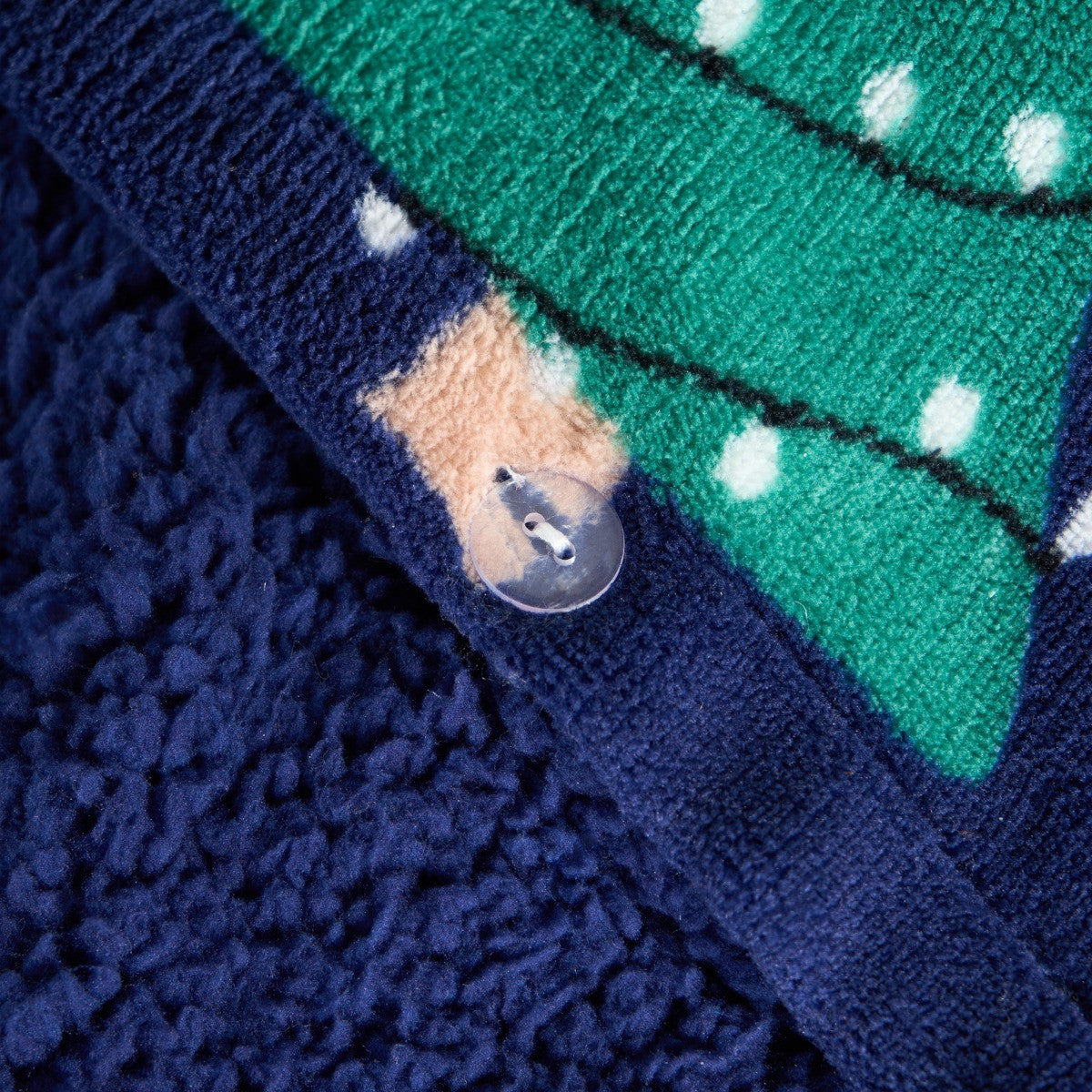 Christmas Dino Fleece Duvet Set, Navy - Single 🇬🇧