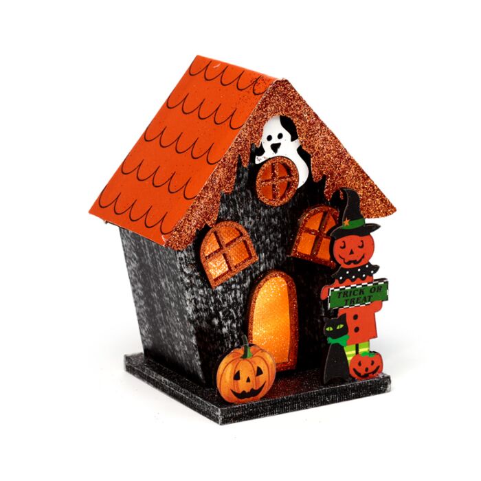 LED Decoration - Halloween Trick or Treat Pumpkin House 🇬🇧