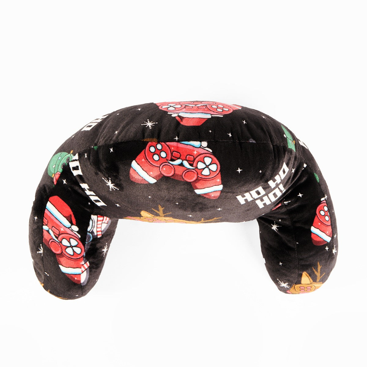 Kids Christmas Gaming Fleece Cuddle Cushion - Black 🇬🇧