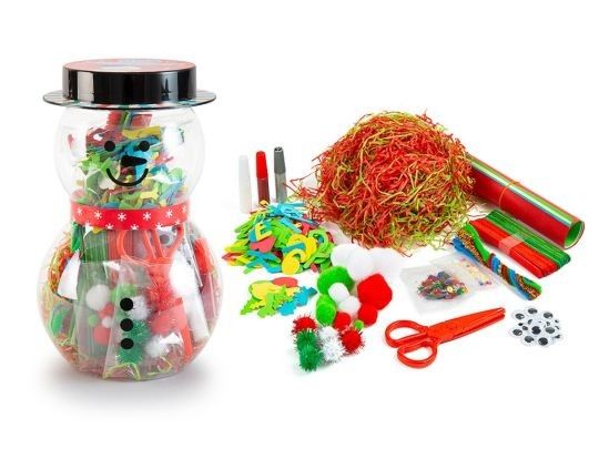 White Snowman Craft Jar 🇬🇧