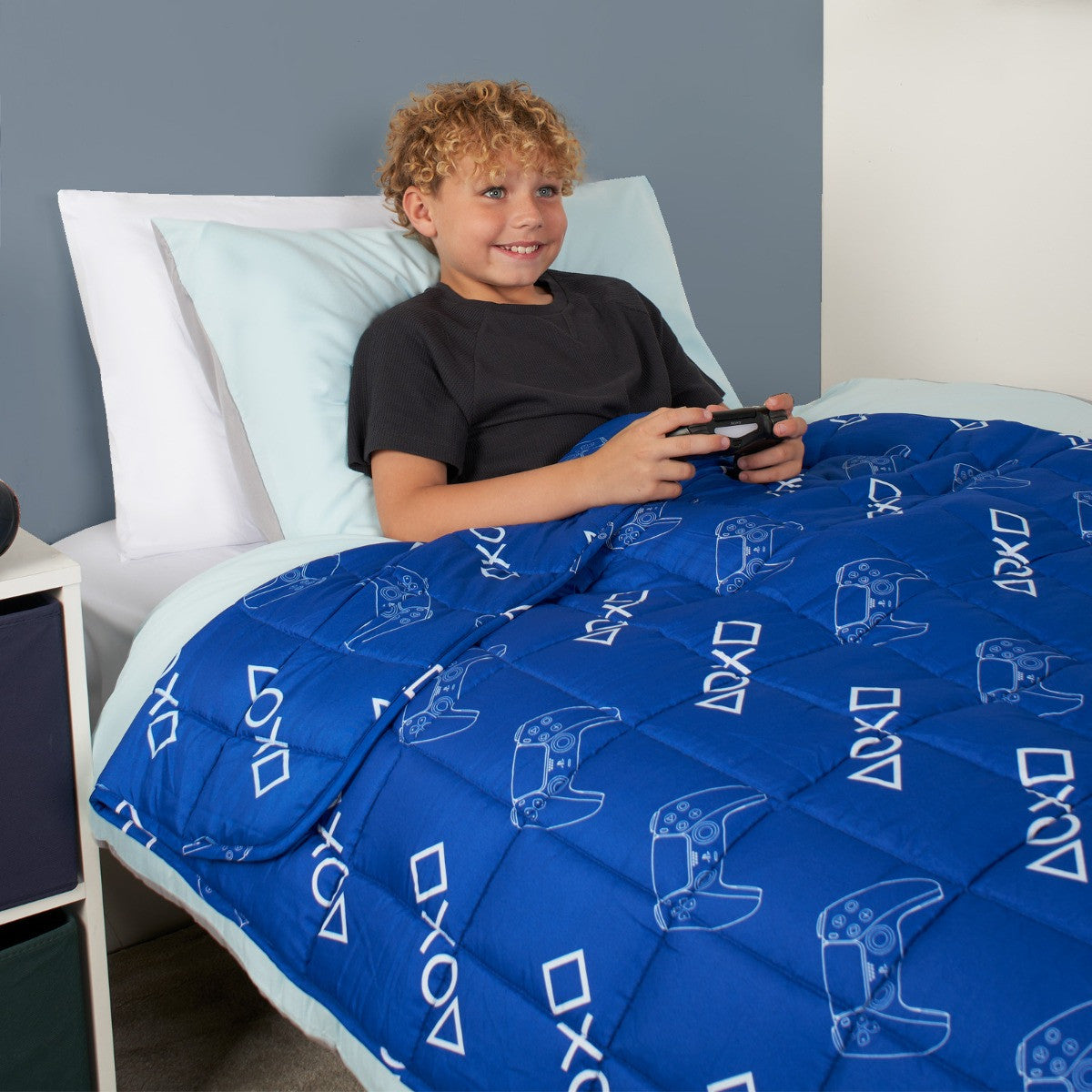 PlayStation Player Weighted Blanket, Blue - 3kg 🇬🇧