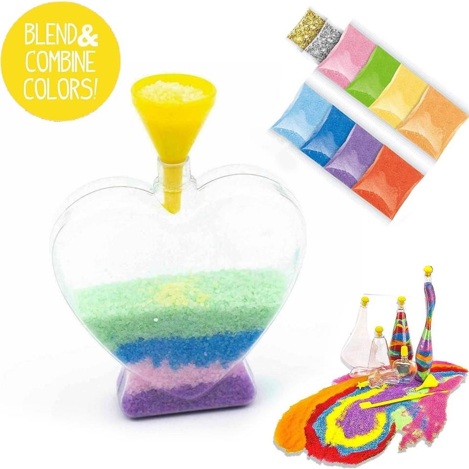 DIY Craft Glow in the Dark Sand Art Kit 🇬🇧
