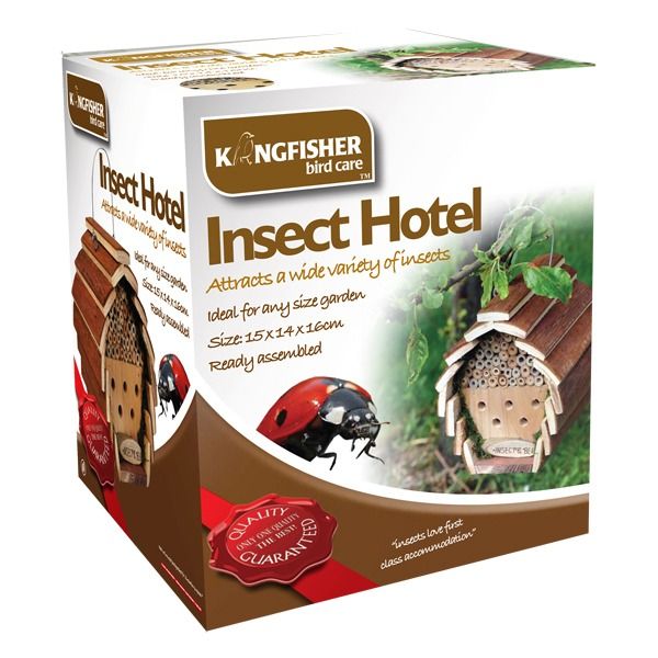 Kingfisher Wooden Insect and Bee Hotel 🇬🇧