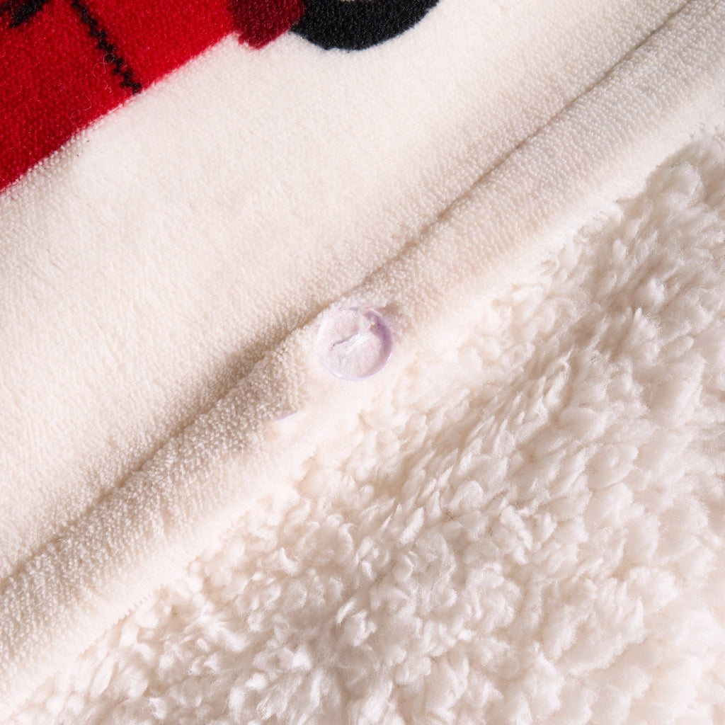 Home For Christmas Fleece Duvet Set - Natural 🇬🇧