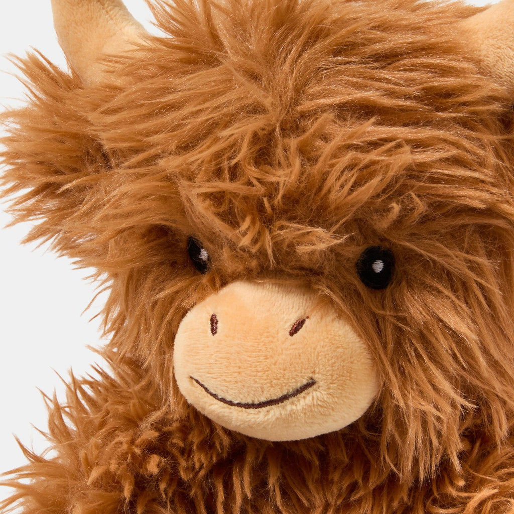 Harry The Highland Cow Microwaveable Hottie - Brown/Rust 🇬🇧