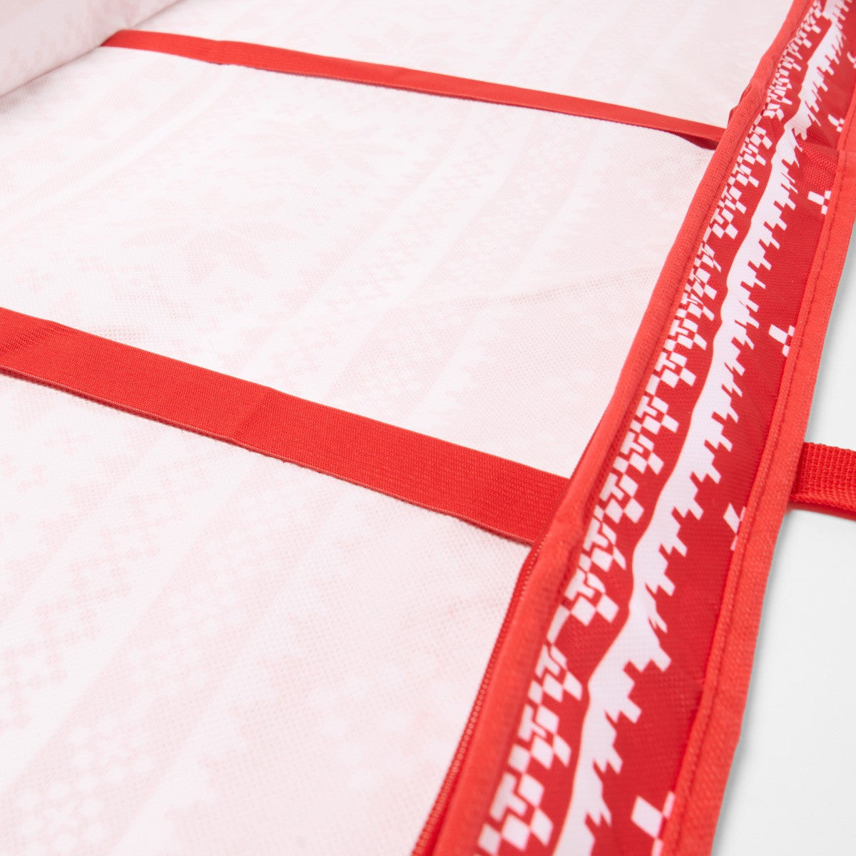 Christmas Nordic Print Wrap Storage Bag - Red 🇬🇧