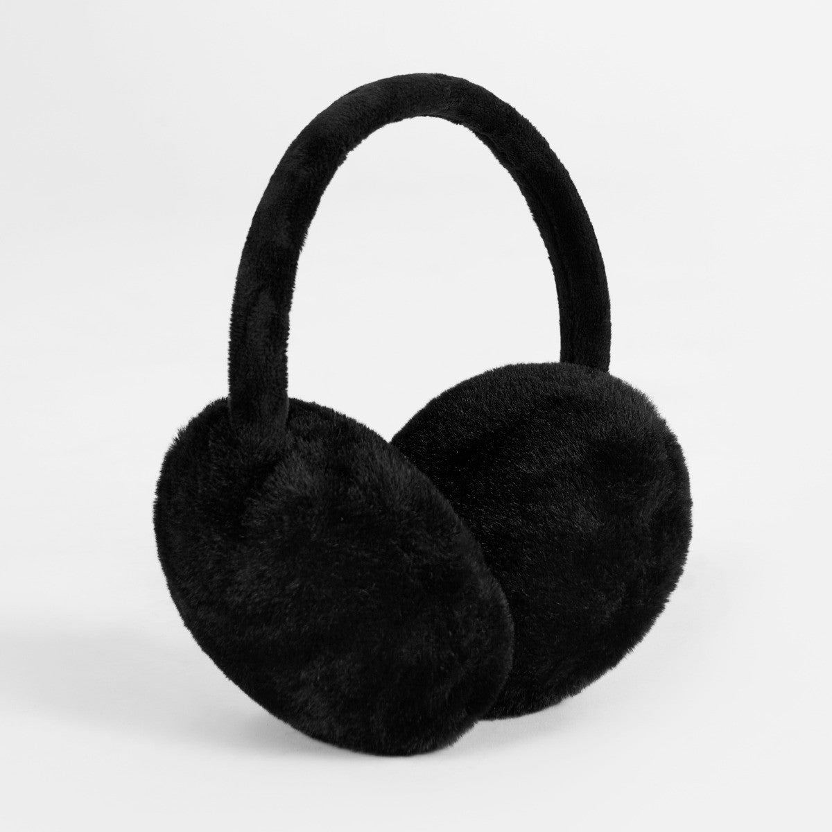 Faux Fur Ear Muff - Black 🇬🇧