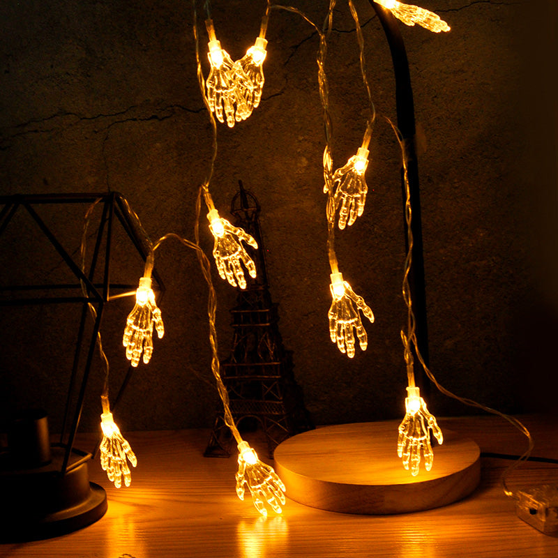 Decorative Lights LED String Lights for Halloween - 2m/10 LED Lights, Crystal Skull 🇬🇧