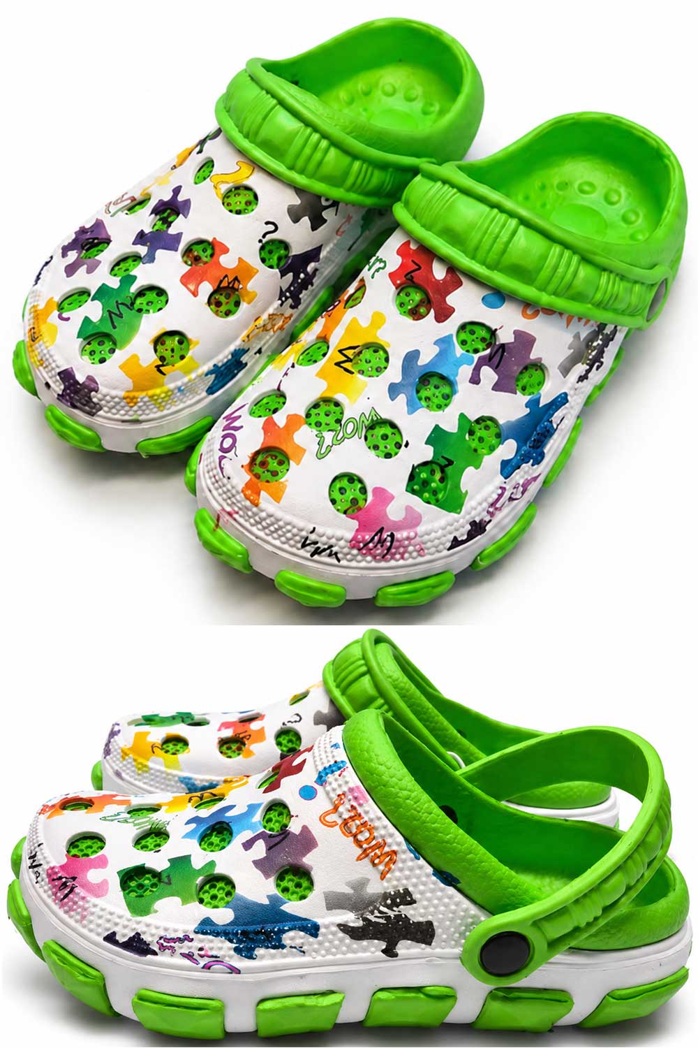 Kids Colourful Lightweight Clogs - Non-Slip Sandals 🇬🇧