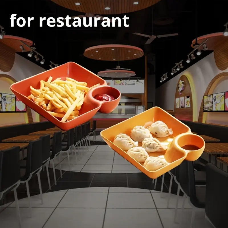 4 Pack plastic Serving plates 🇨🇳