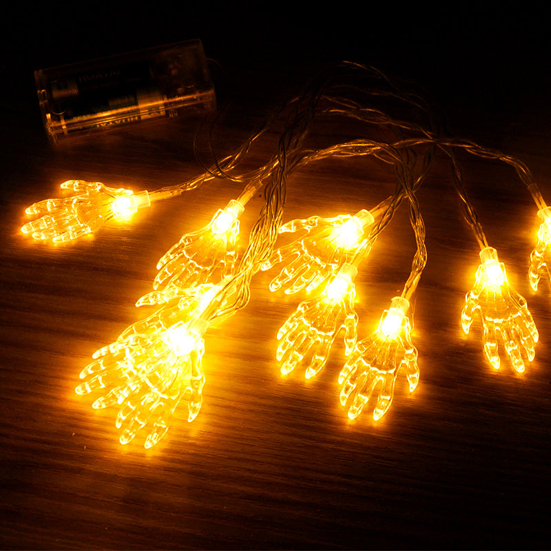 Decorative Lights LED String Lights for Halloween - 2m/10 LED Lights, Crystal Skull 🇬🇧