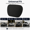 2Pack Black Car Headrest Pillow Neck Support Cushion Ergonomic Driving Comfort Pad 🇬🇧