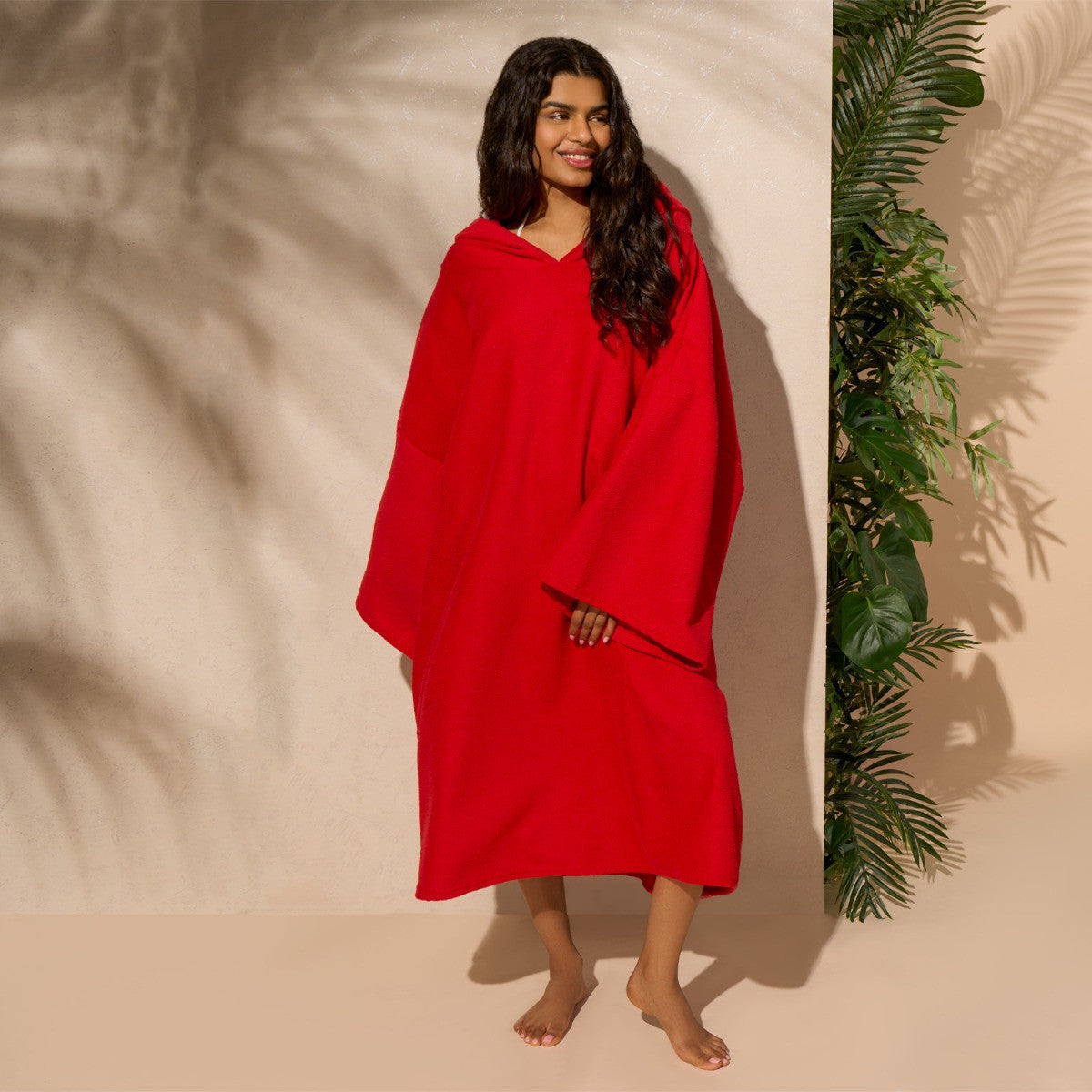Adult Towel Poncho - Khaki 🇬🇧