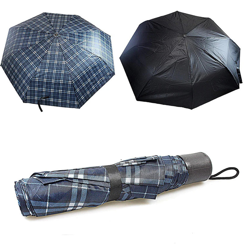 Folding Umbrella Lightweight Everyday Rain Umbrella Assorted Designs 🇬🇧