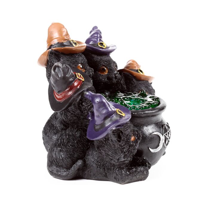 Witches LED Cat - Bubbling Cauldron 🇬🇧