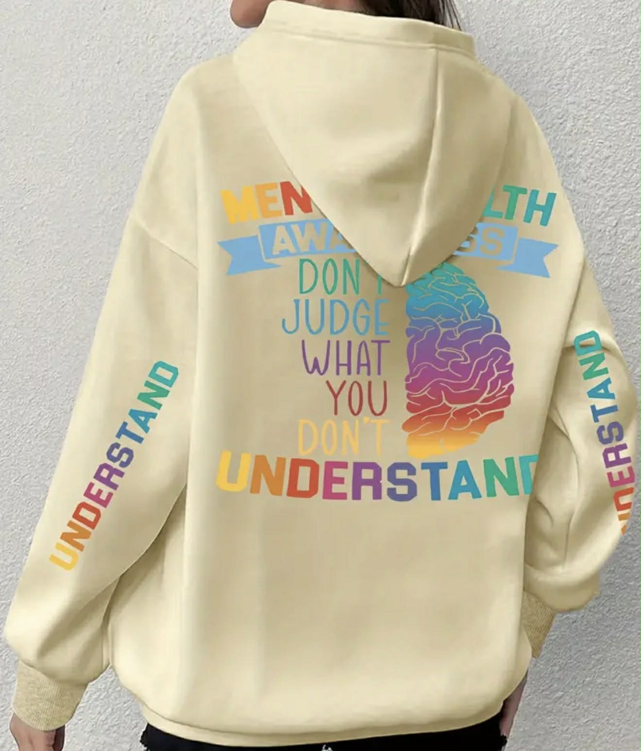Plus Size "Understand"  hoodie 🇬🇧