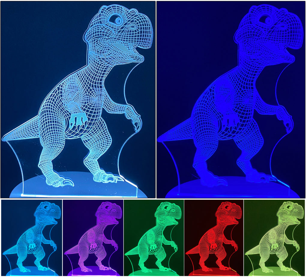 3D Illusion Night Lamp Dinosaur 🇨🇳