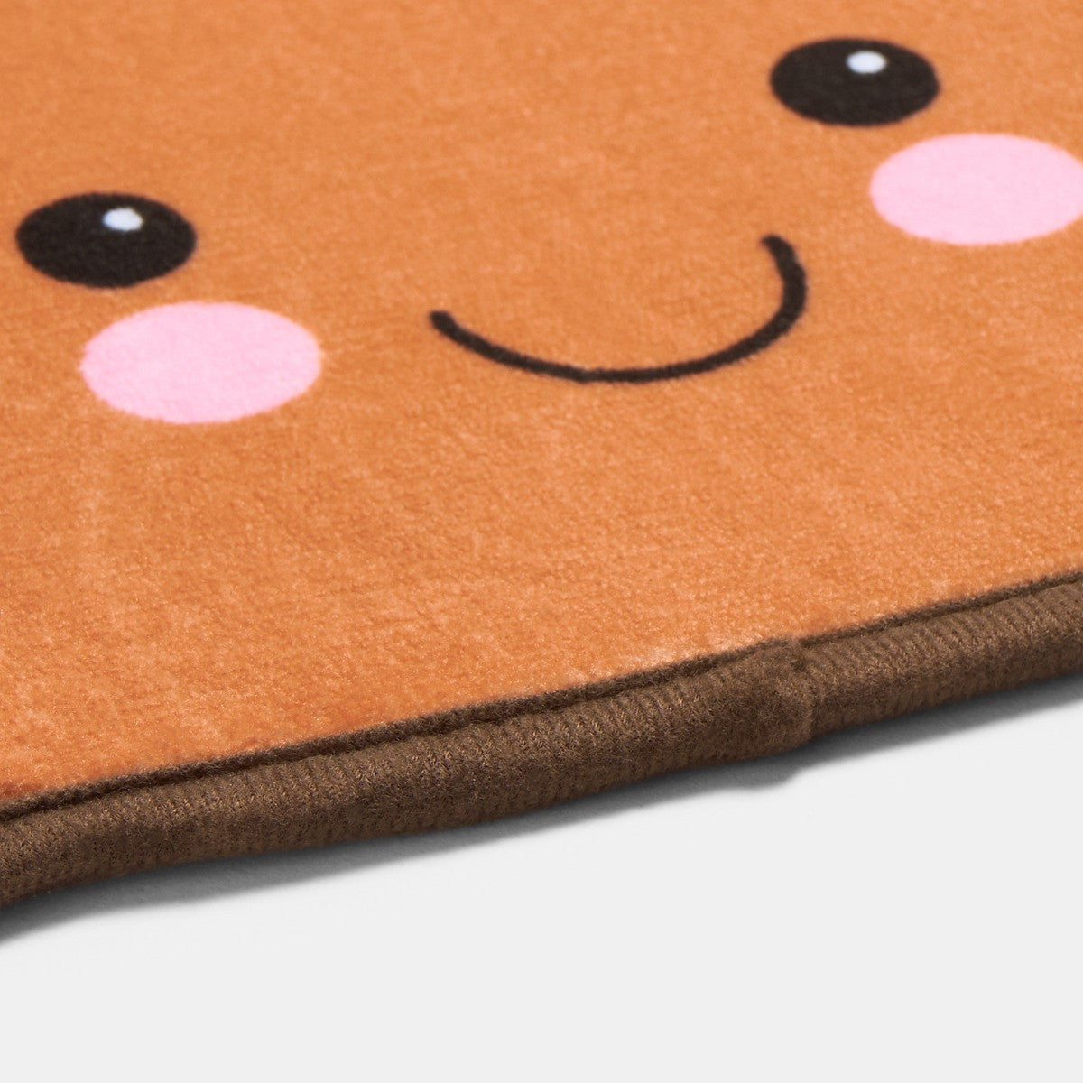 Bow Crossiant Velvet Bath Mat - Brown 🇬🇧