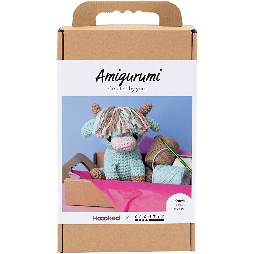 Beige Cow Crochet Craft Kit 🇬🇧