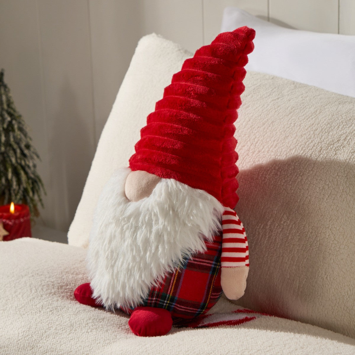 Frosty the Christmas Gonk Cushion - Red