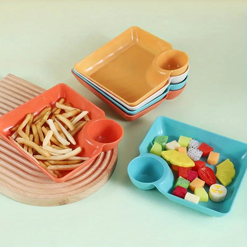 4 Pack plastic Serving plates 🇨🇳