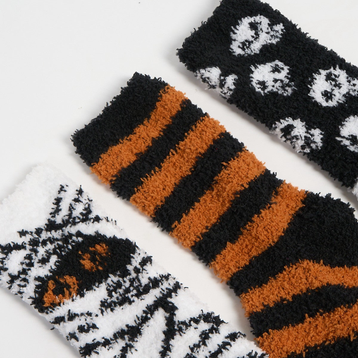 Halloween Novelty Socks, Monochrome/Rust - 3 Pack 🇬🇧