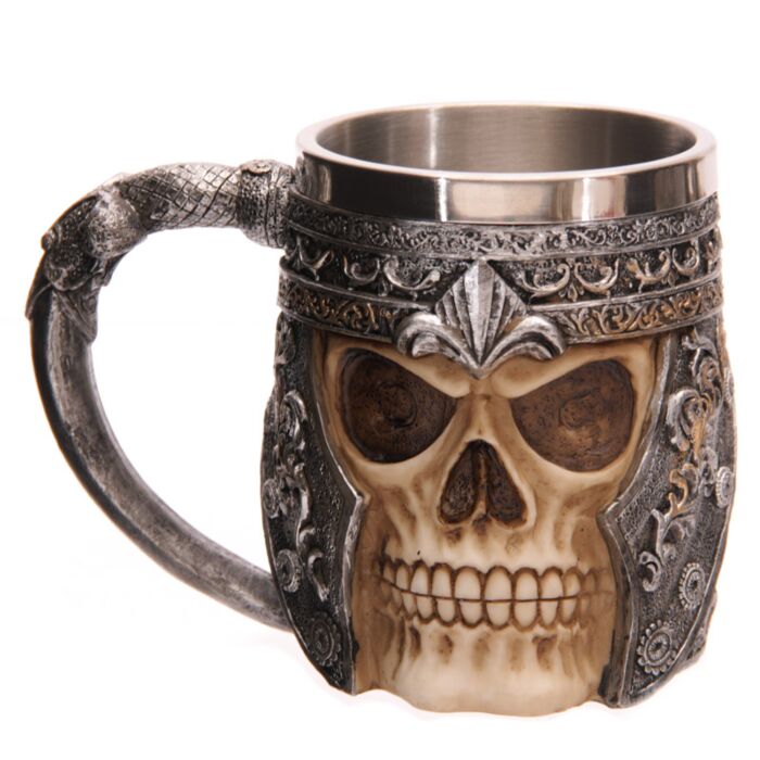 Decorative Tankard - Skull Warrior 🇬🇧
