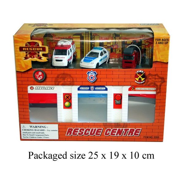 Rescue Station with 3 Emergency cars 🇬🇧