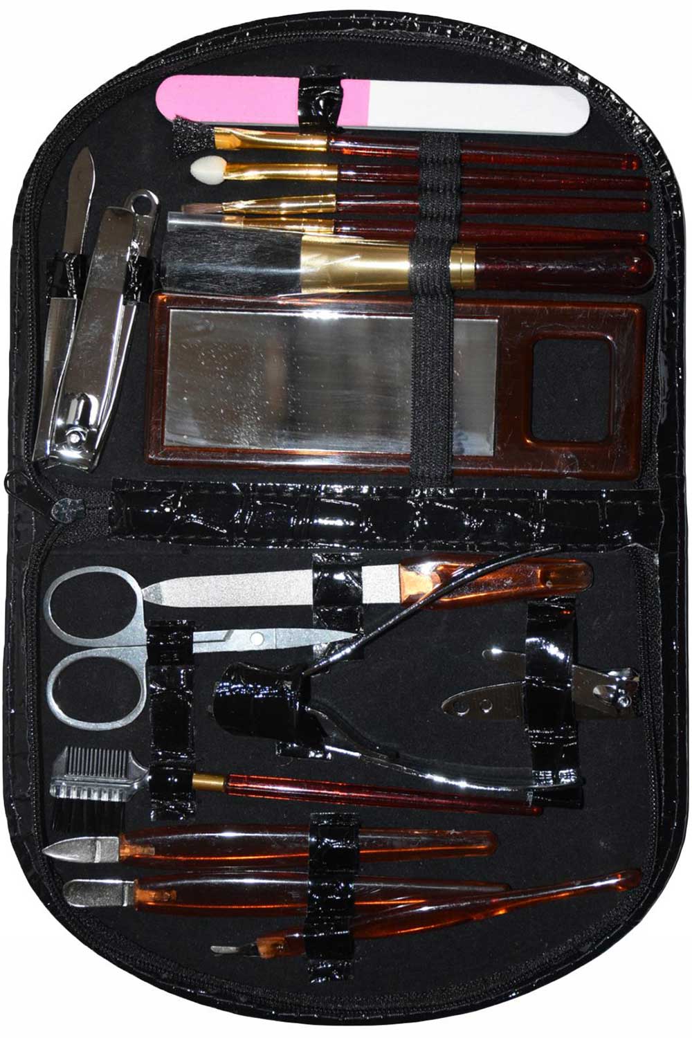 Women’s Manicure Set – Professional Nail Care Kit with Clippers, Scissors, Files, Brushes & Tools in Portable Travel Case 🇬🇧