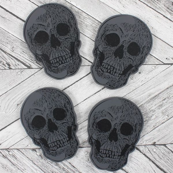 Set of 4 Skull Coasters 🇬🇧