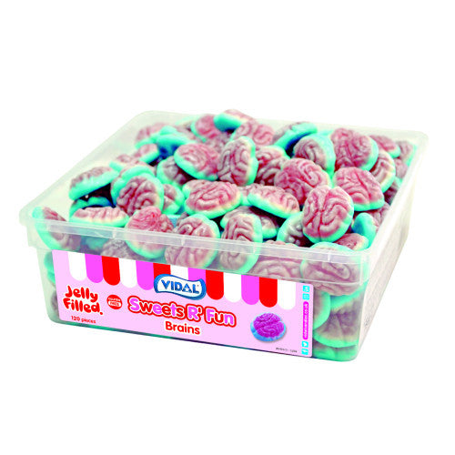 Vidal Jelly Filled Brains 120 Count 🇬🇧
