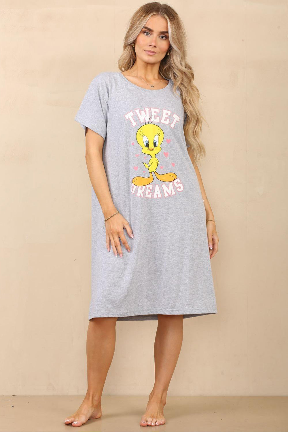 Women’s Cotton Cartoon Nightshirt 🇬🇧
