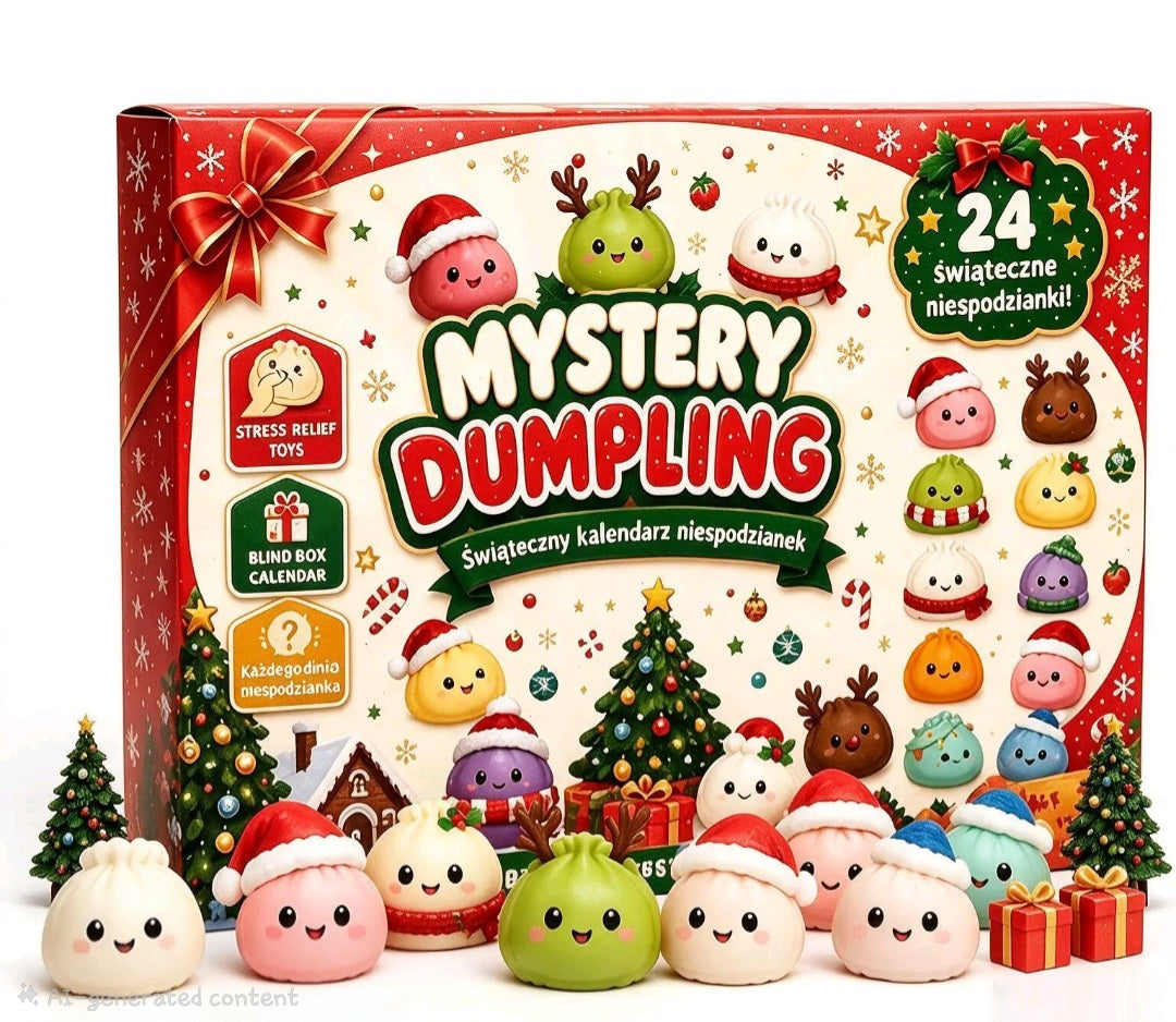Christmas Squishy Advent Calendar 2026 - Fidget Christmas Countdown 🇬🇧