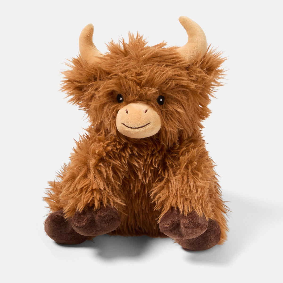 Harry The Highland Cow Microwaveable Hottie - Brown/Rust 🇬🇧