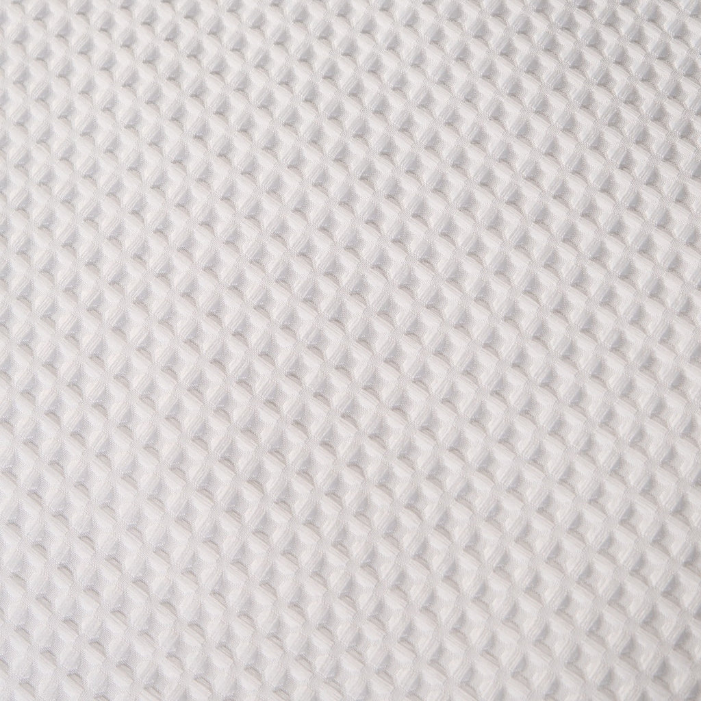 Waffle Textured Luxury Duvet Cover Set - White 🇬🇧
