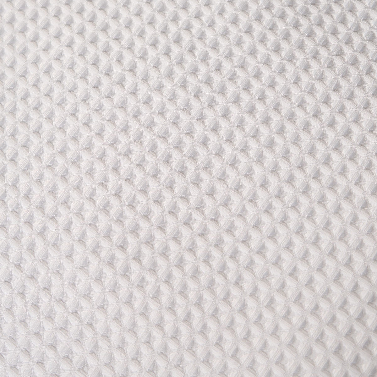 Waffle Textured Luxury Duvet Cover Set - White 🇬🇧