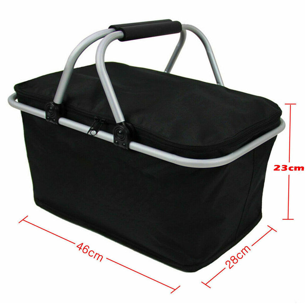 Folding Insulated Cooler Picnic Basket - 30 Litres 🇬🇧
