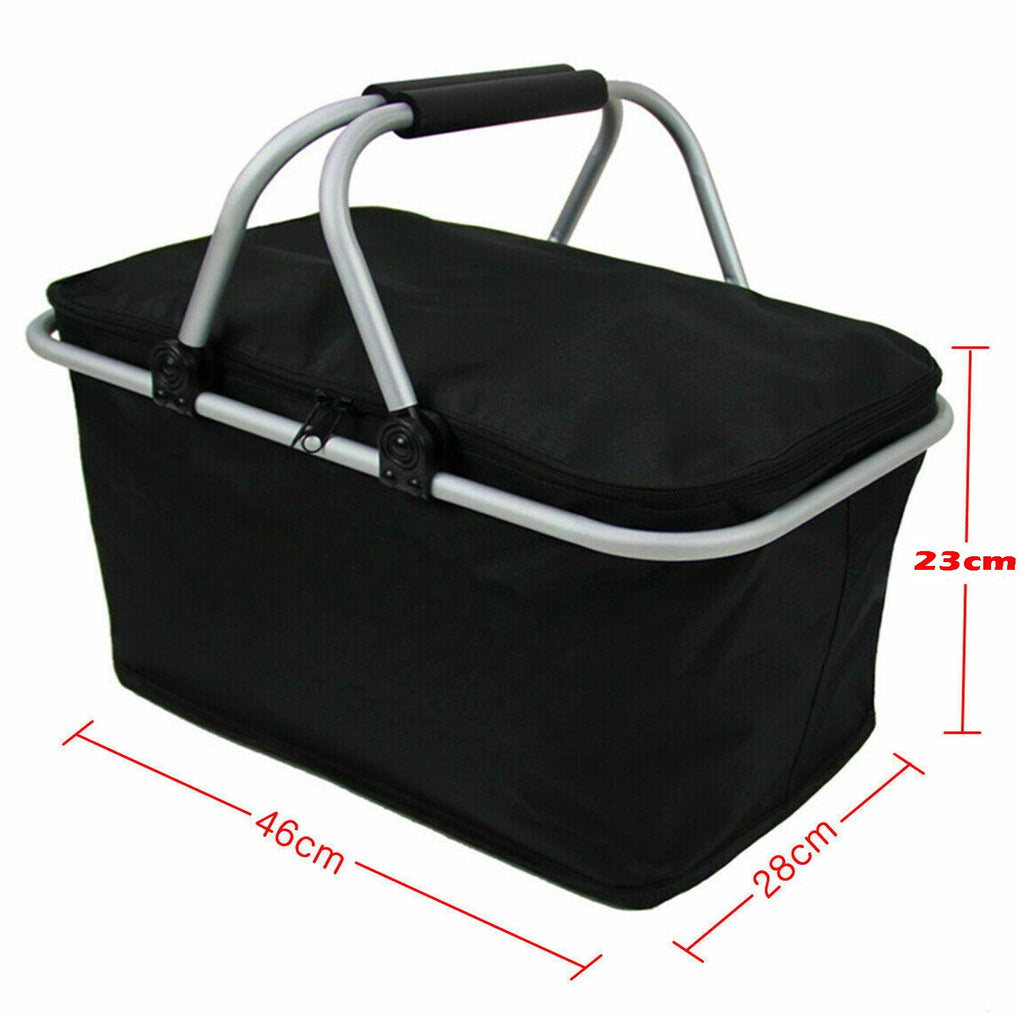 Folding Insulated Cooler Picnic Basket - 30 Litres 🇬🇧
