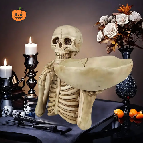 1 pcs Resin skull tray ornament with bowl 🇨🇳