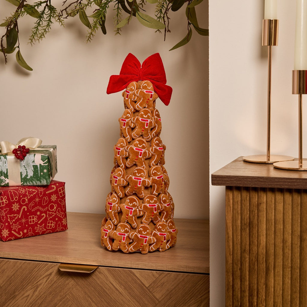 Gingerbread Tree Cone, Brown - 36cm 🇬🇧