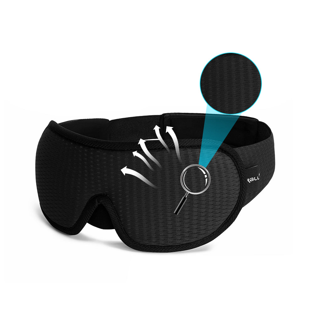 3D Sleeping Eye Mask Blocking Light Breathable Soft Padded Mask Cover Eyepatch 🇬🇧